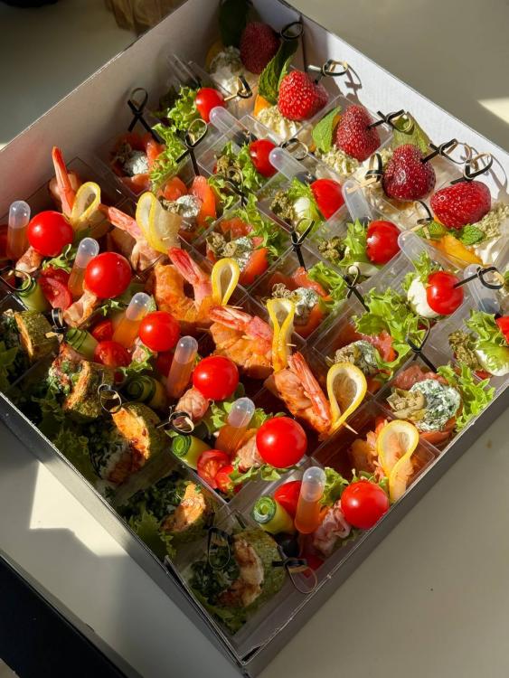 Бокс "Закуски в рюмочках" 36 шт./6 вкусов